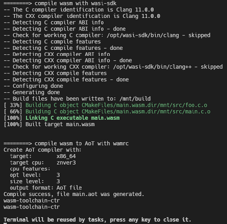 build terminal output build terminal output