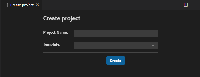 new project page new_project_page